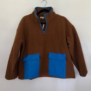 Madewell (Re)sourced Fleece Quilted
Popover Jacket - Medium